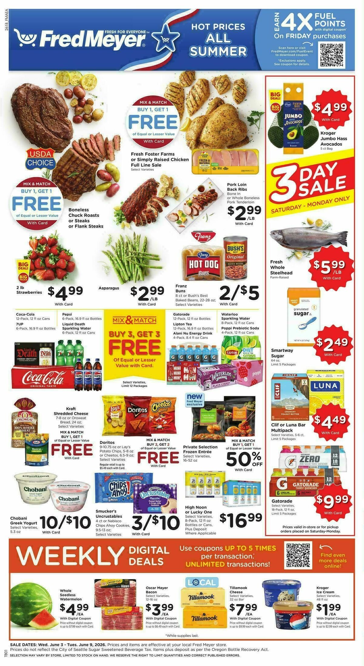 Fred Meyer Weekly Ad from June 3
