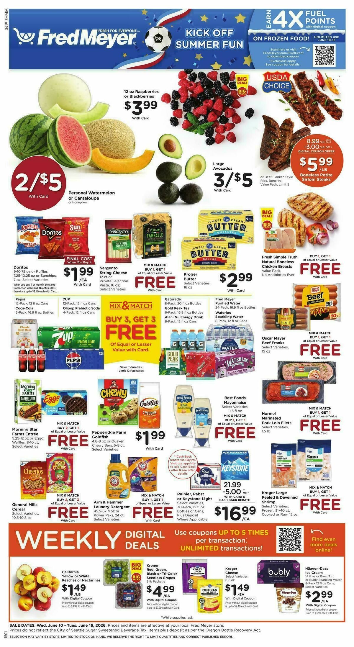 Fred Meyer Weekly Ad from June 10