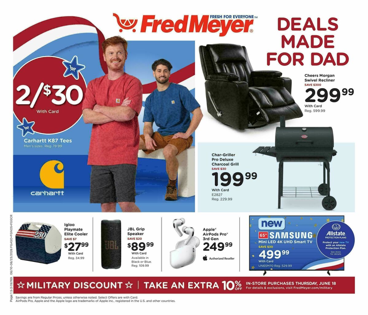 Fred Meyer Home & Apparel Weekly Ad from June 10