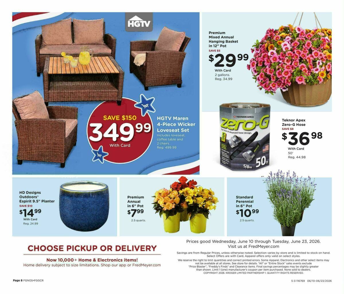 Fred Meyer Home & Apparel Weekly Ad from June 10