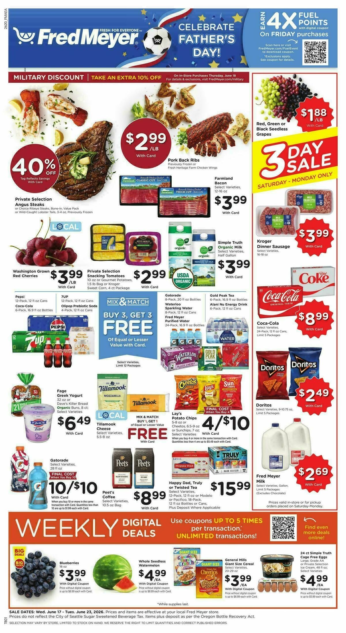 Fred Meyer Weekly Ad from June 17