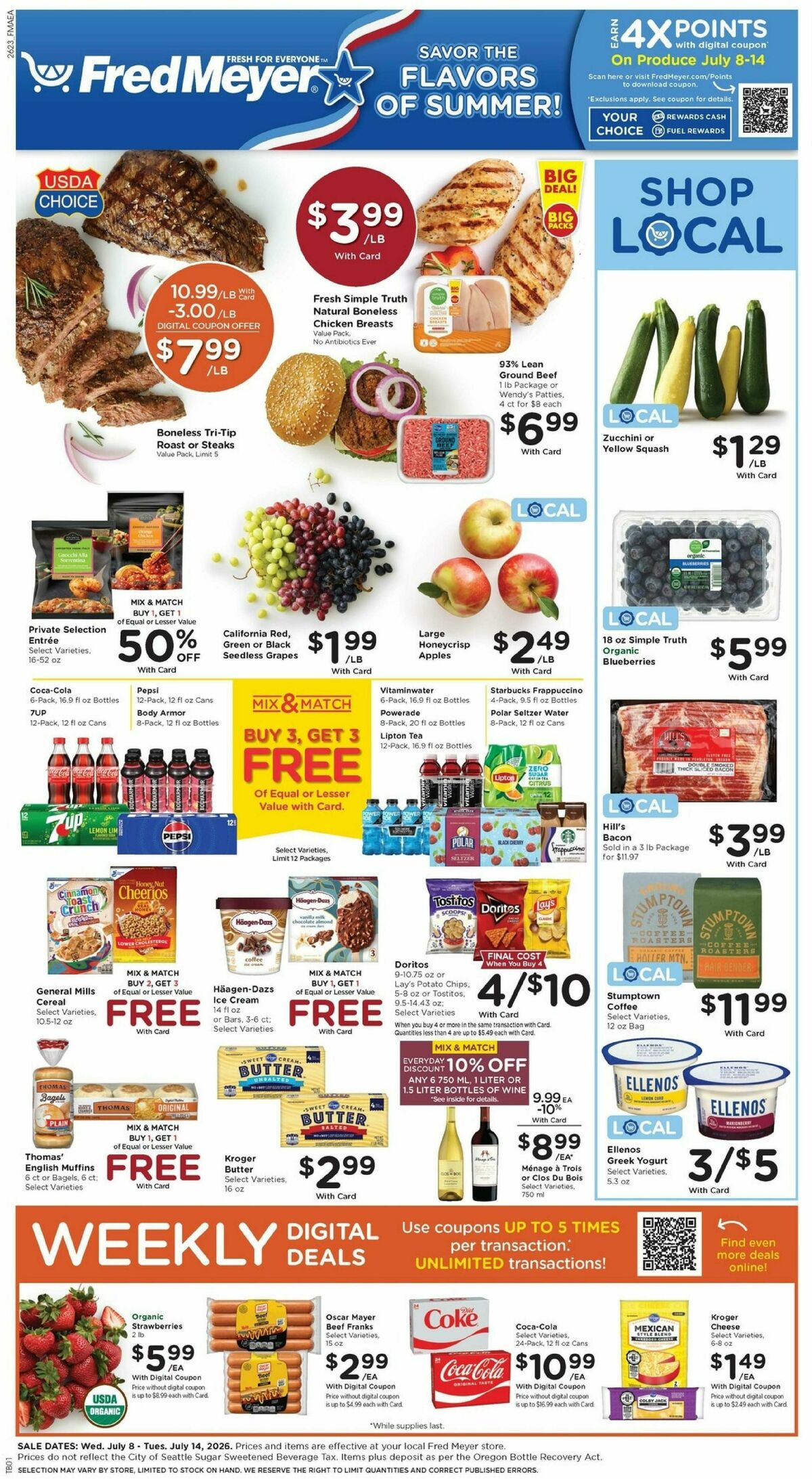 Fred Meyer Weekly Ad from July 8