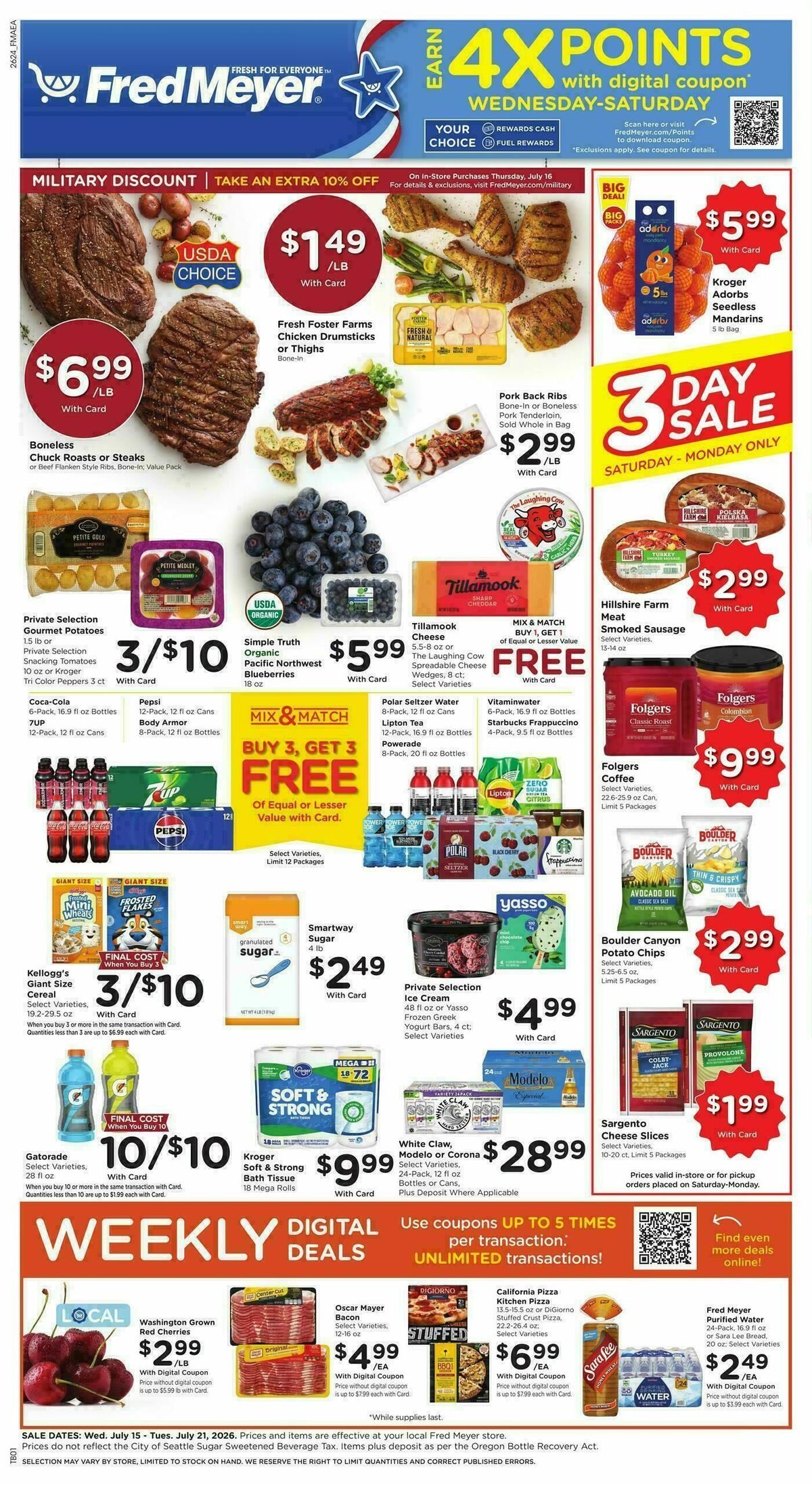 Fred Meyer Weekly Ad from July 15