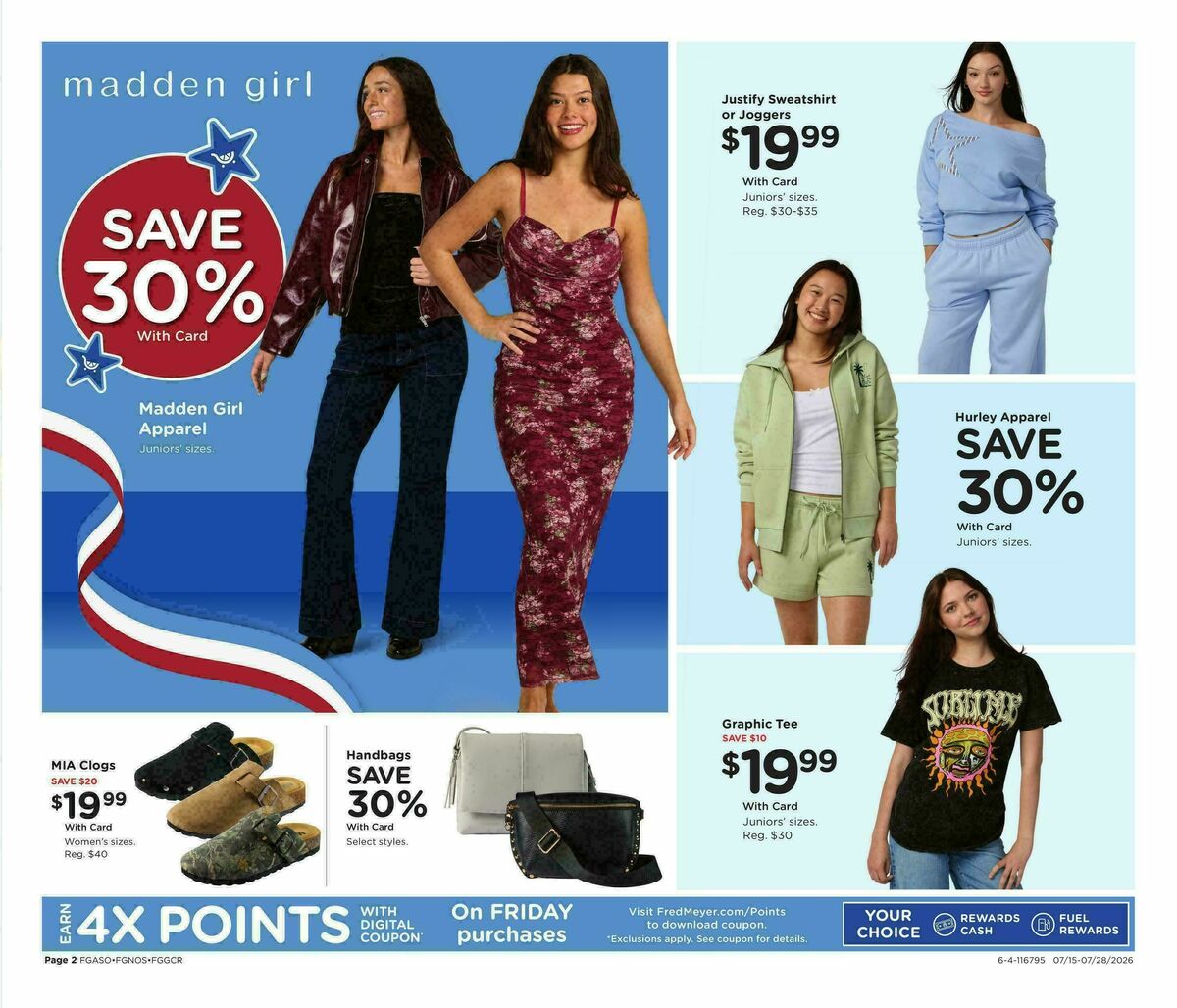 Fred Meyer Home & Apparel Weekly Ad from July 15