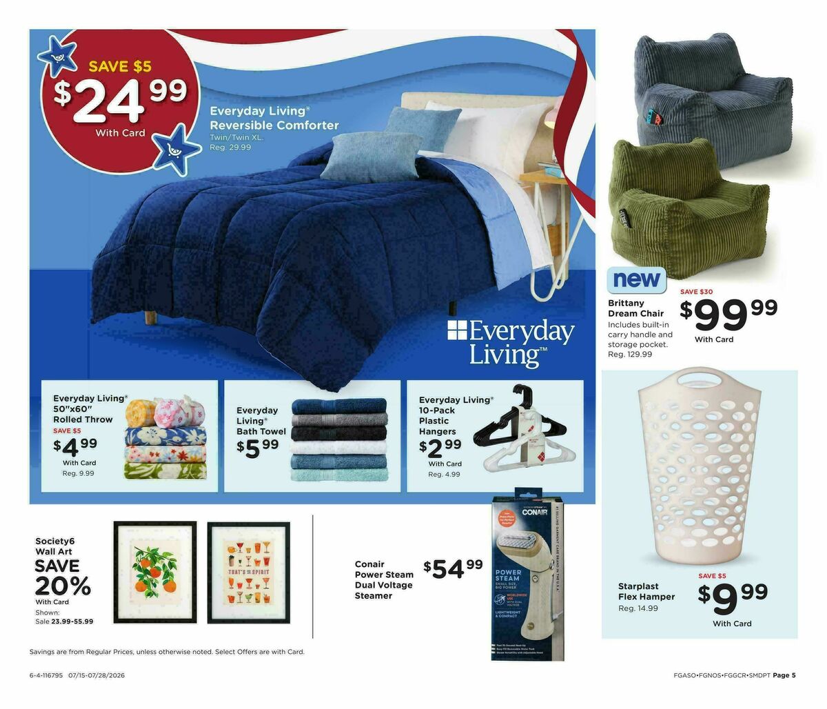 Fred Meyer Home & Apparel Weekly Ad from July 15