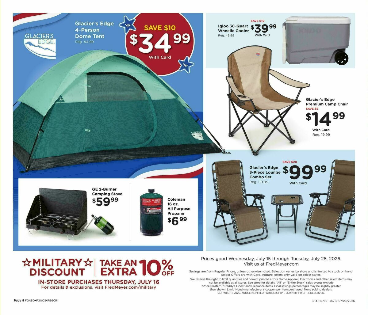 Fred Meyer Home & Apparel Weekly Ad from July 15