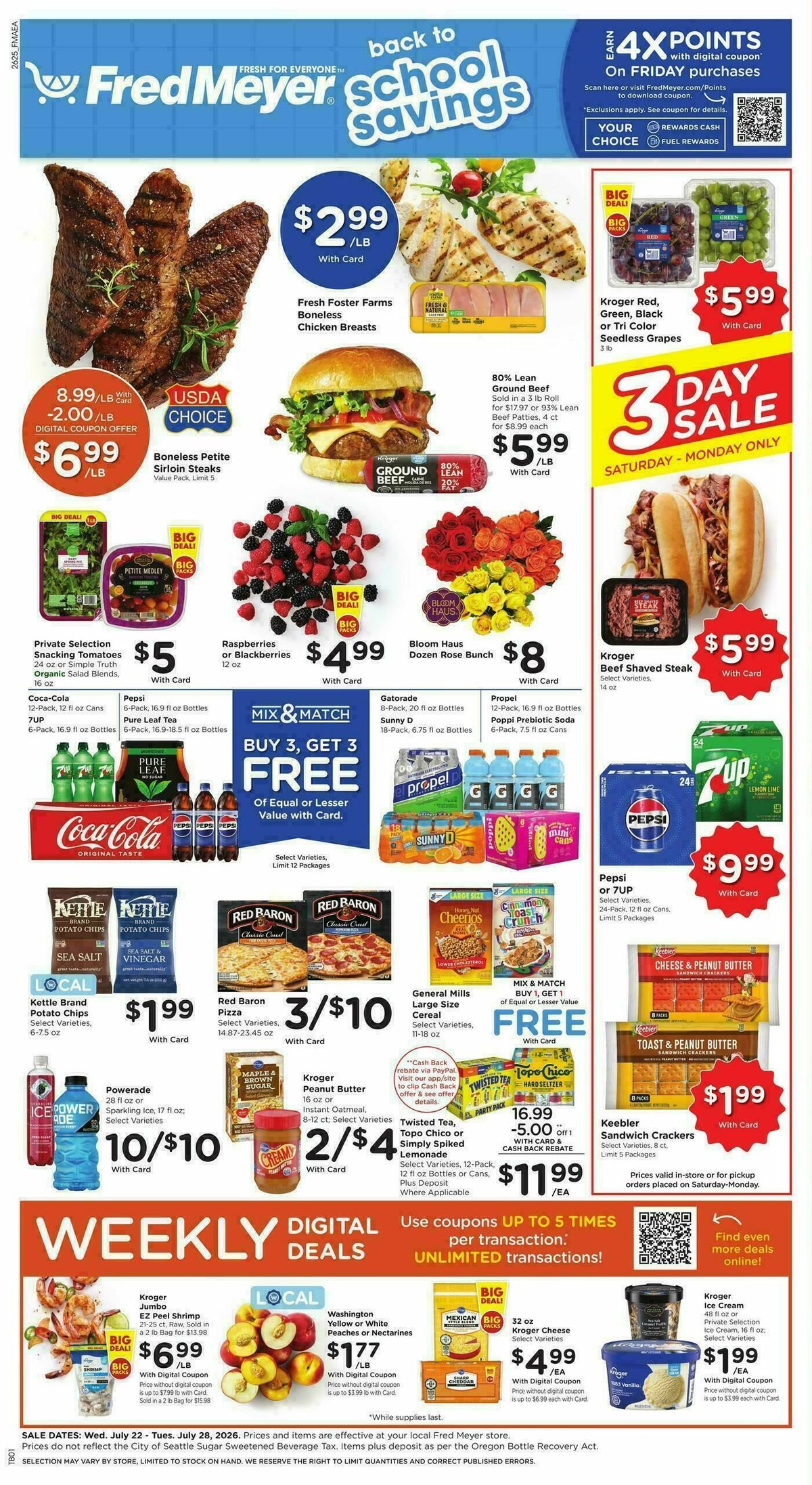 Fred Meyer Weekly Ad from July 22