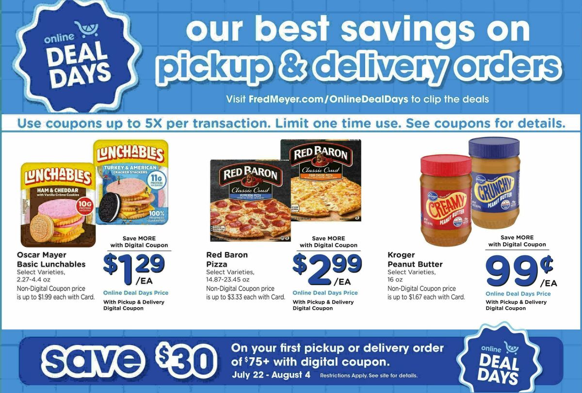 Fred Meyer Weekly Ad from July 22
