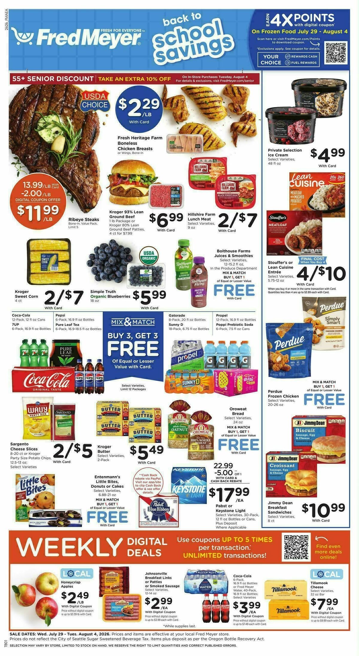 Fred Meyer Weekly Ad from July 29