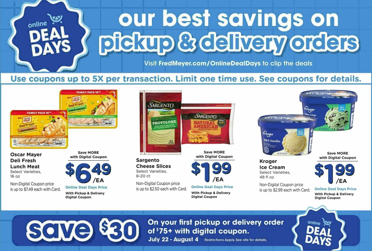 Fred Meyer Weekly Ad from July 29