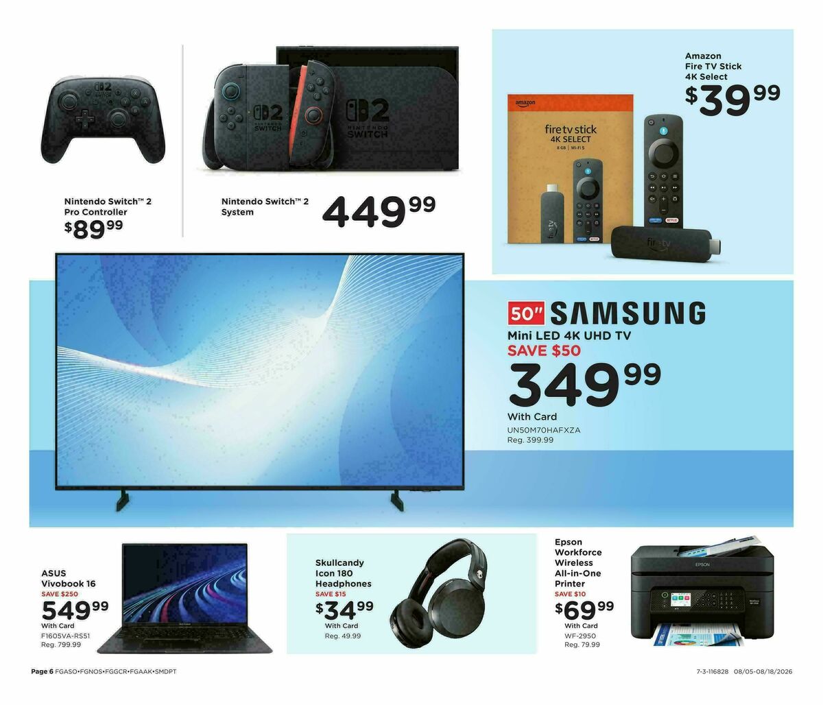 Fred Meyer Home & Apparel Weekly Ad from August 5
