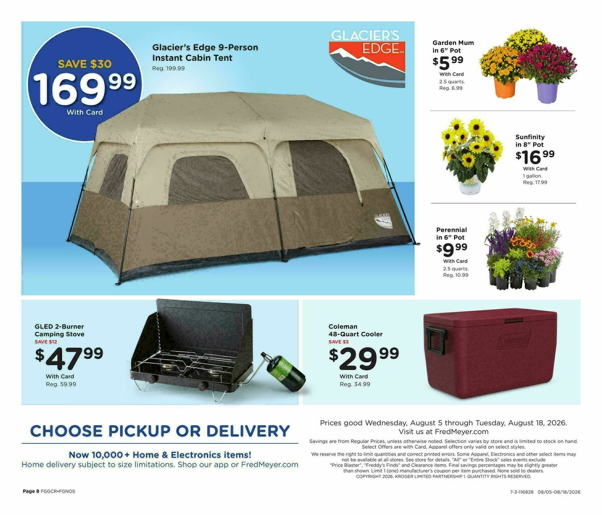Fred Meyer Home & Apparel Weekly Ad from August 5