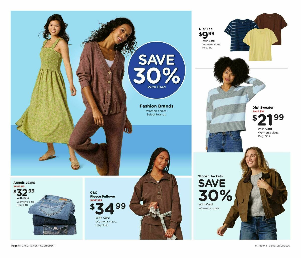 Fred Meyer Home & Apparel Weekly Ad from August 19