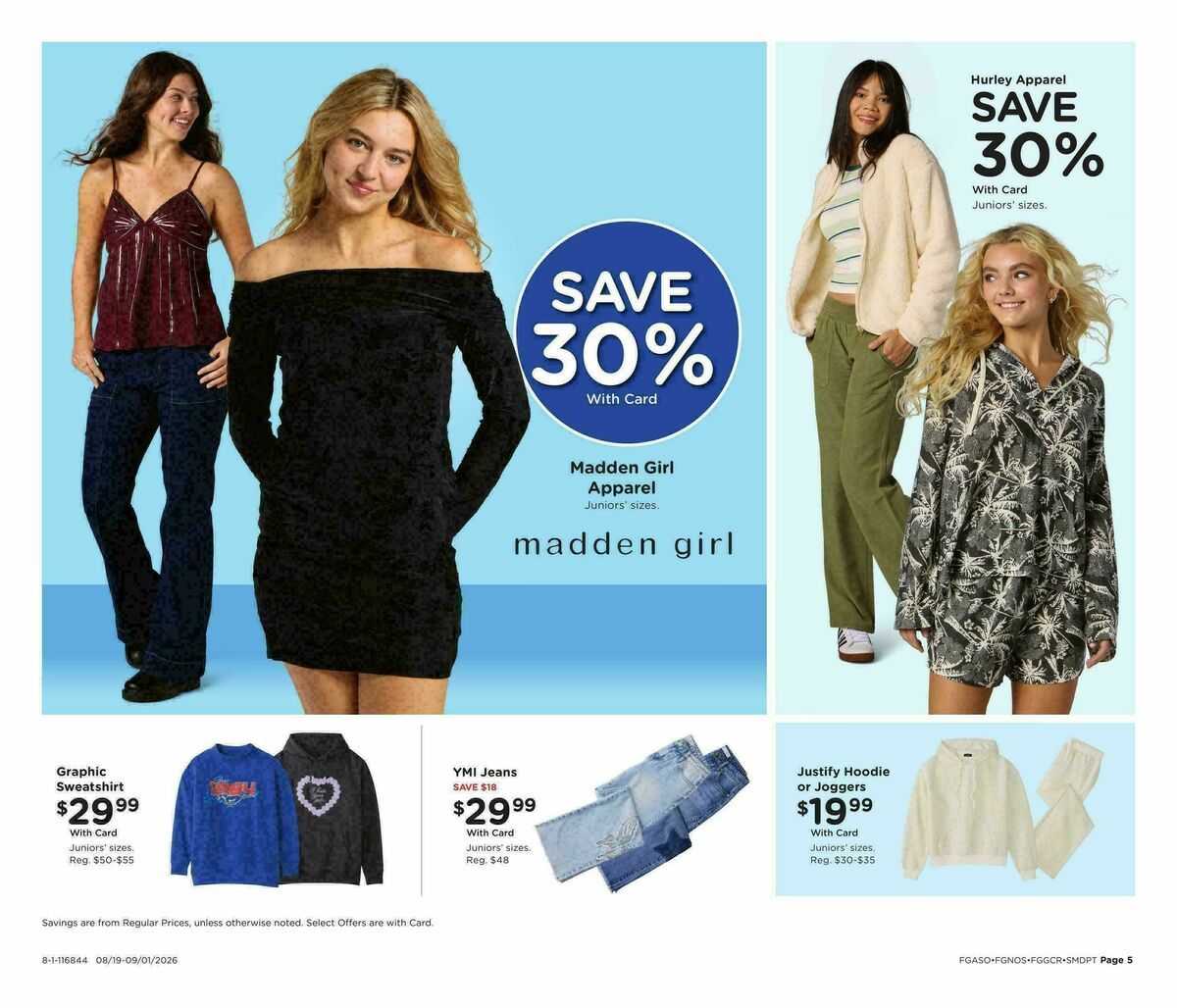 Fred Meyer Home & Apparel Weekly Ad from August 19
