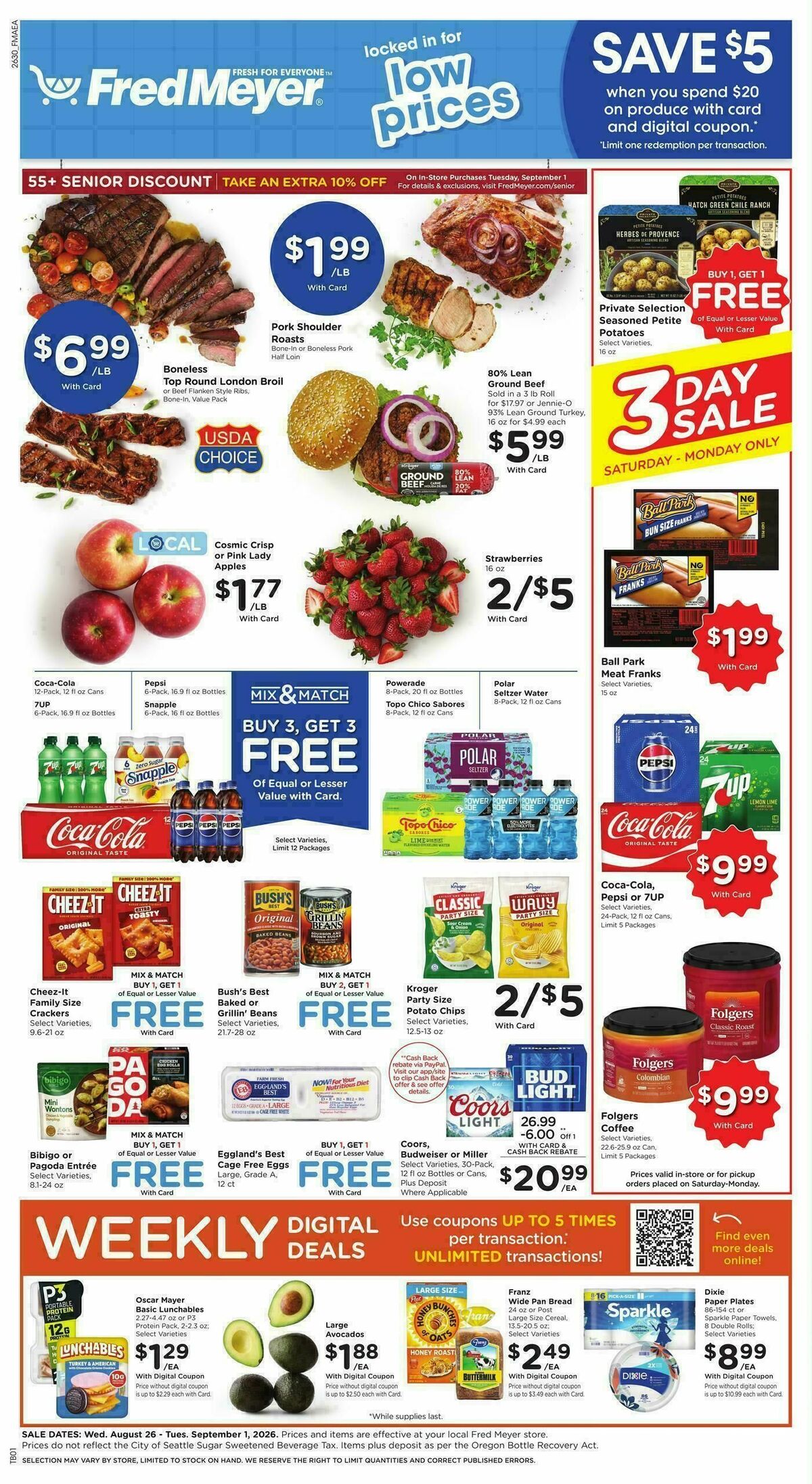 Fred Meyer Weekly Ad from August 26