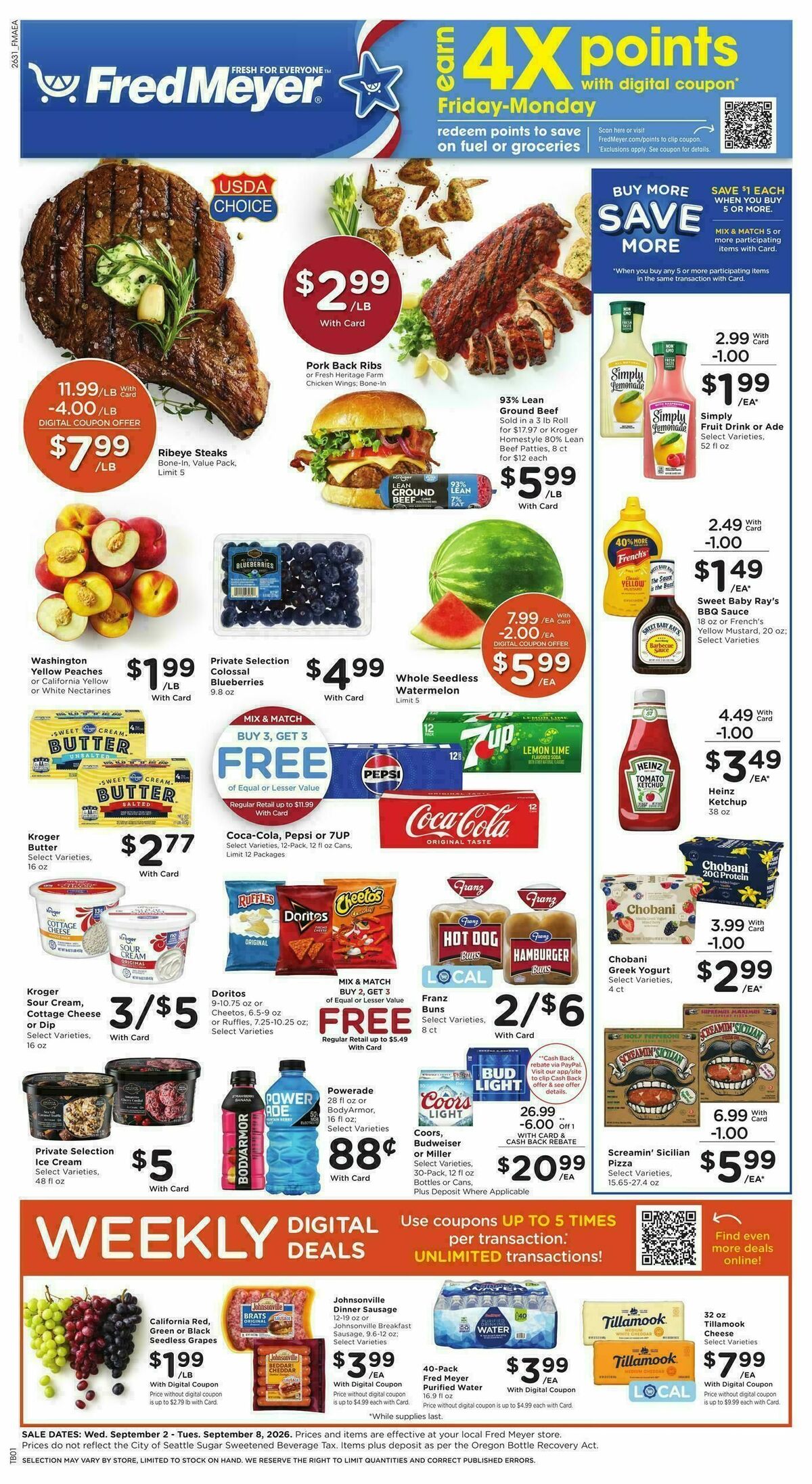 Fred Meyer Weekly Ad from September 2