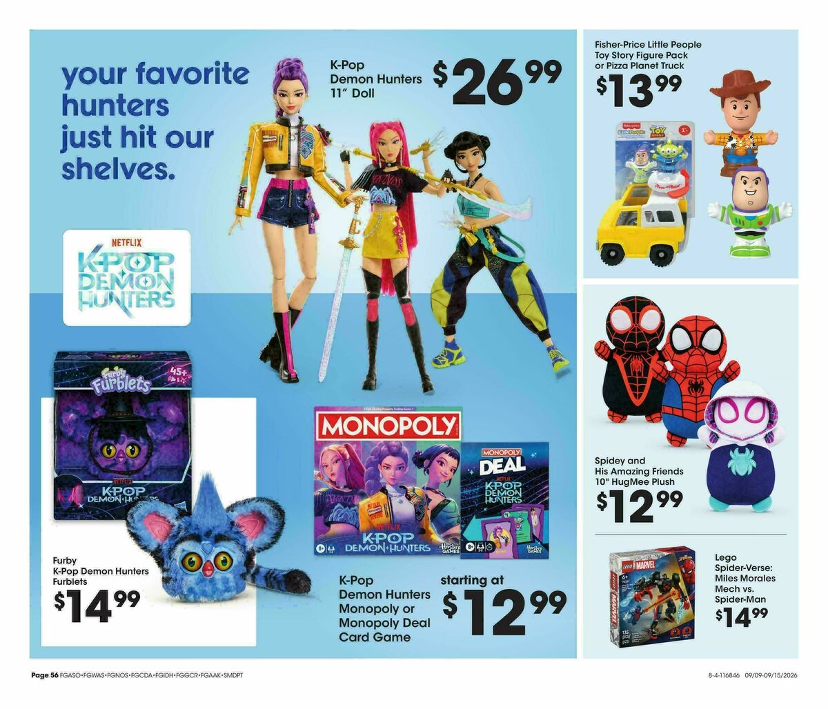 Fred Meyer Weekly Ad from September 9