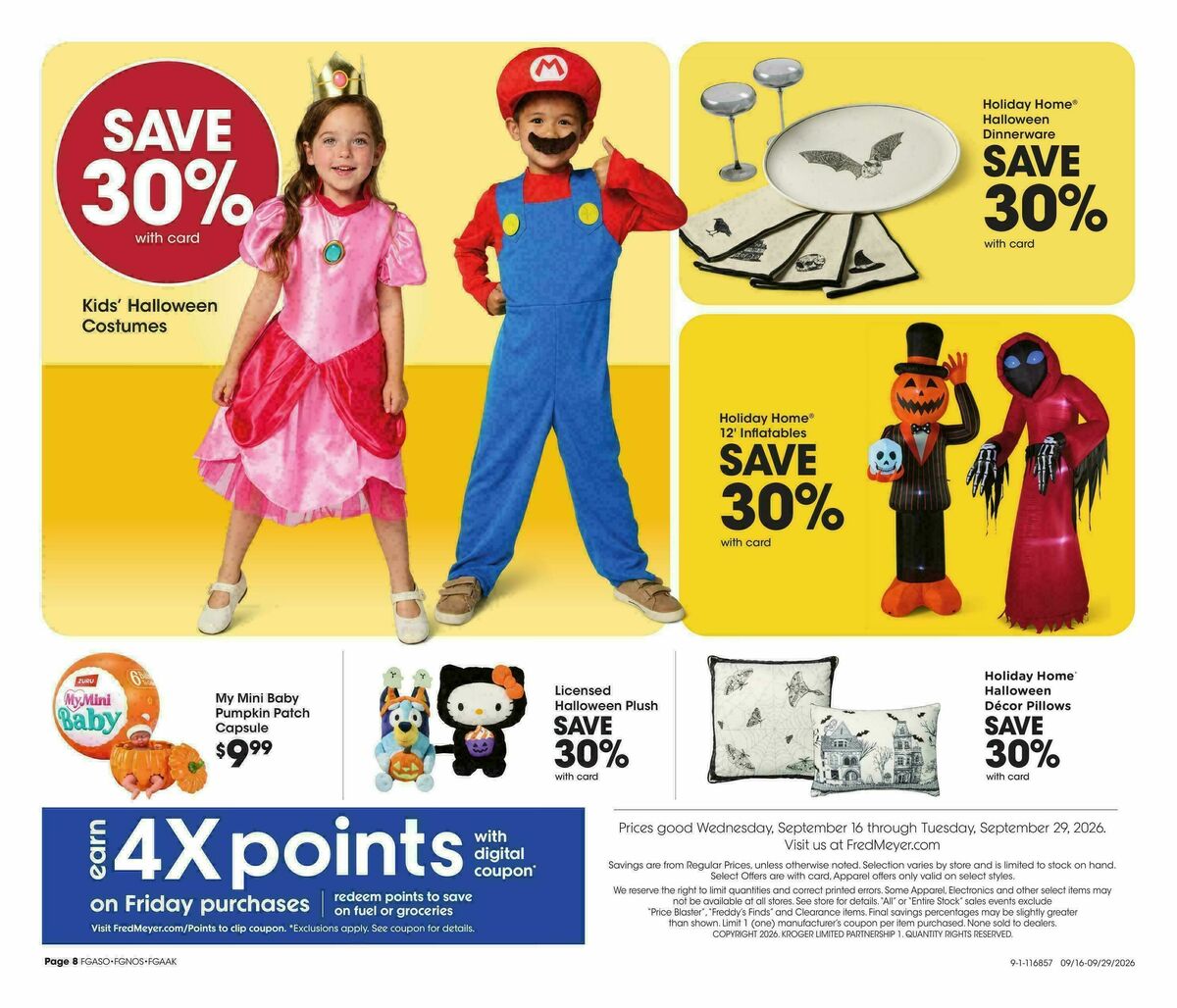 Fred Meyer Weekly Ad from September 16