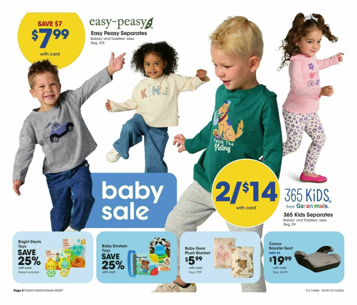 Fred Meyer Home & Apparel Weekly Ad from September 30
