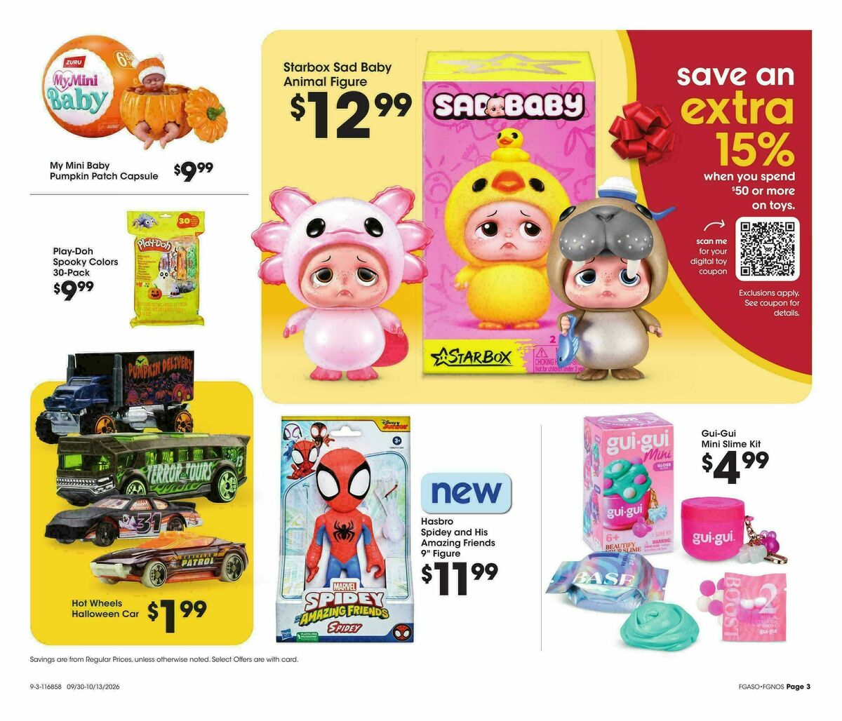 Fred Meyer Home & Apparel Weekly Ad from September 30