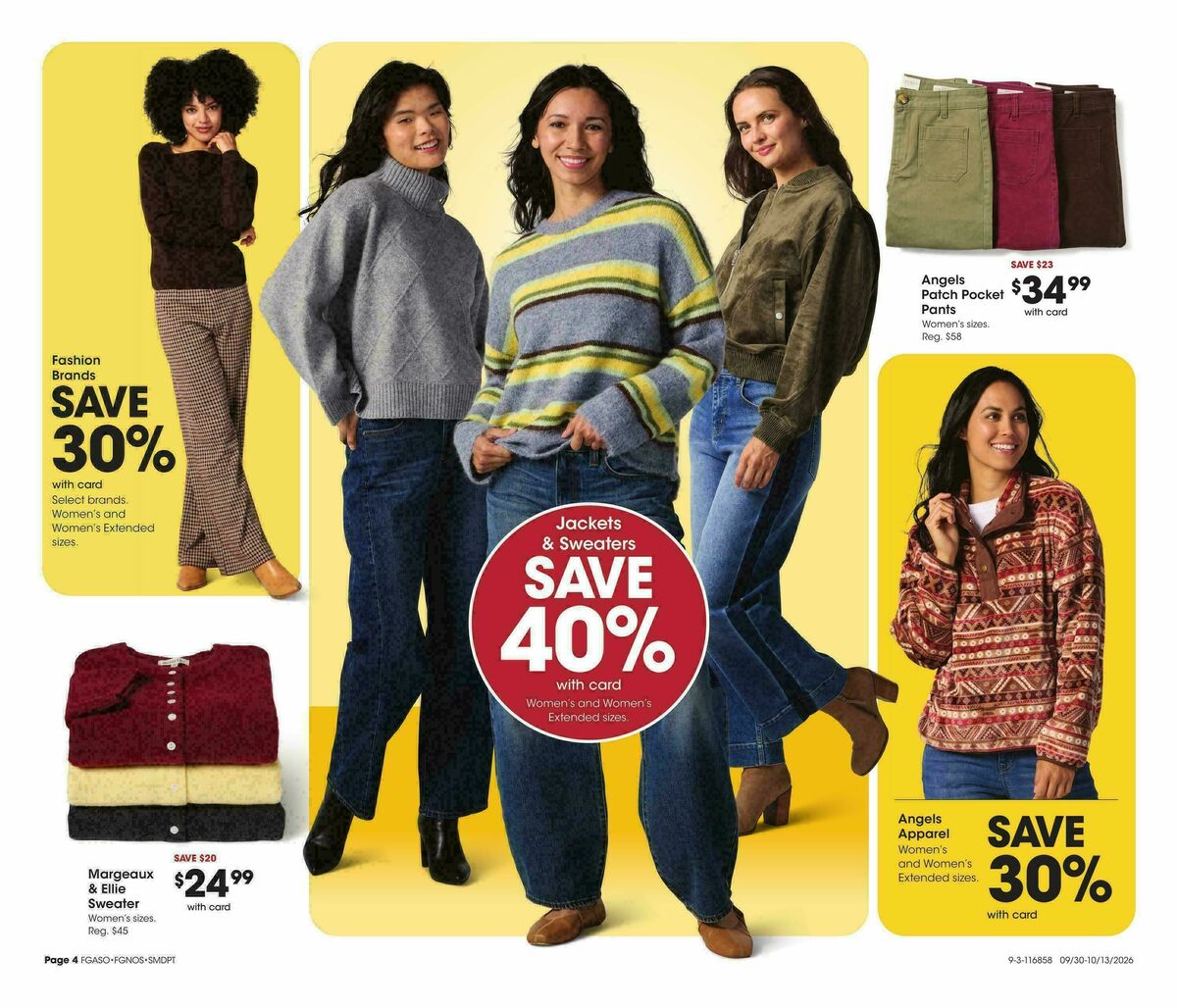 Fred Meyer Home & Apparel Weekly Ad from September 30
