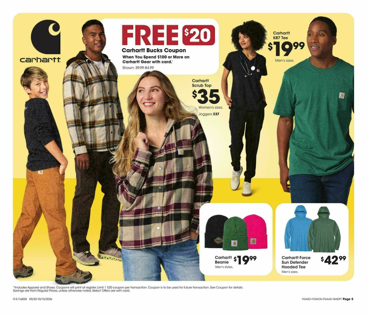 Fred Meyer Home & Apparel Weekly Ad from September 30