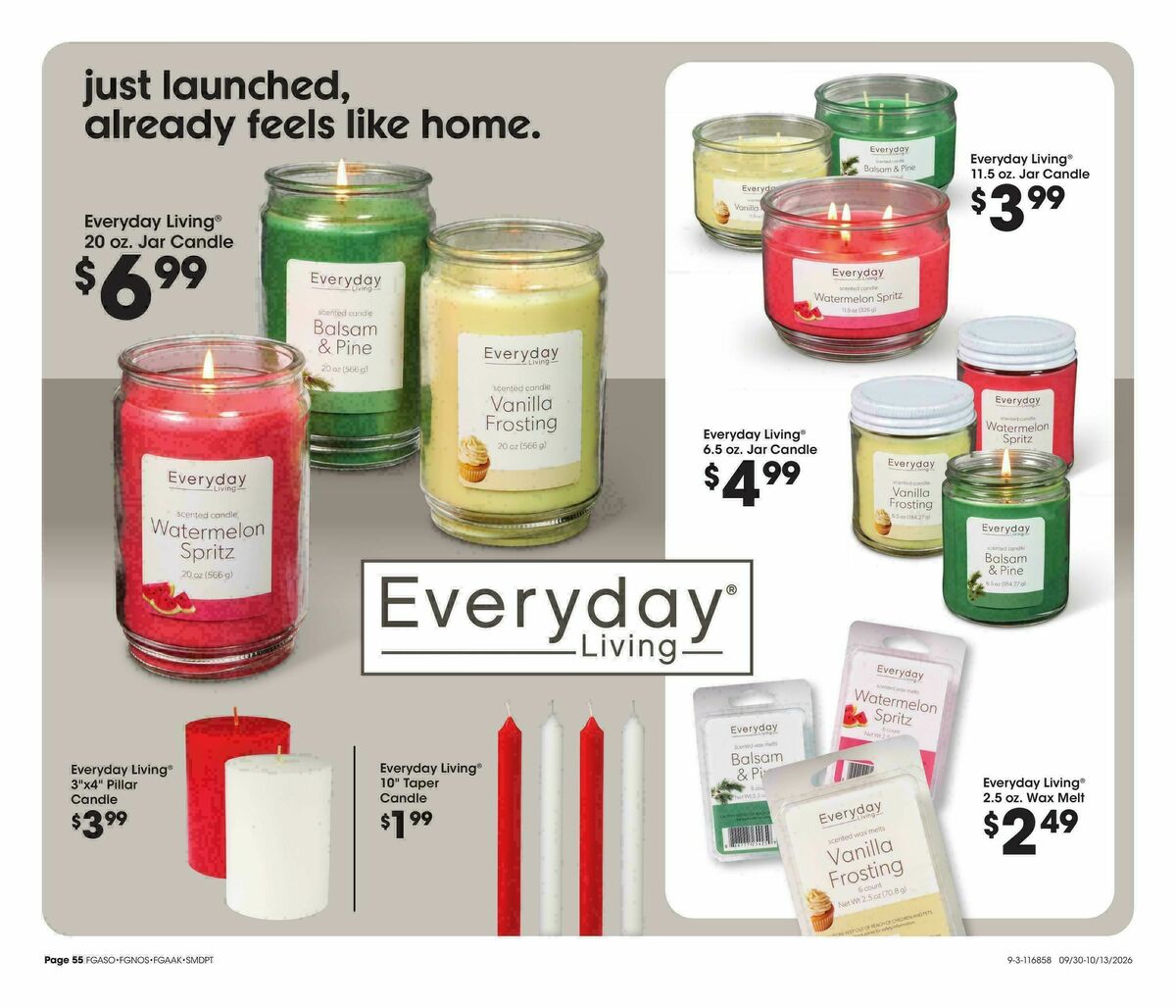 Fred Meyer Home & Apparel Weekly Ad from September 30
