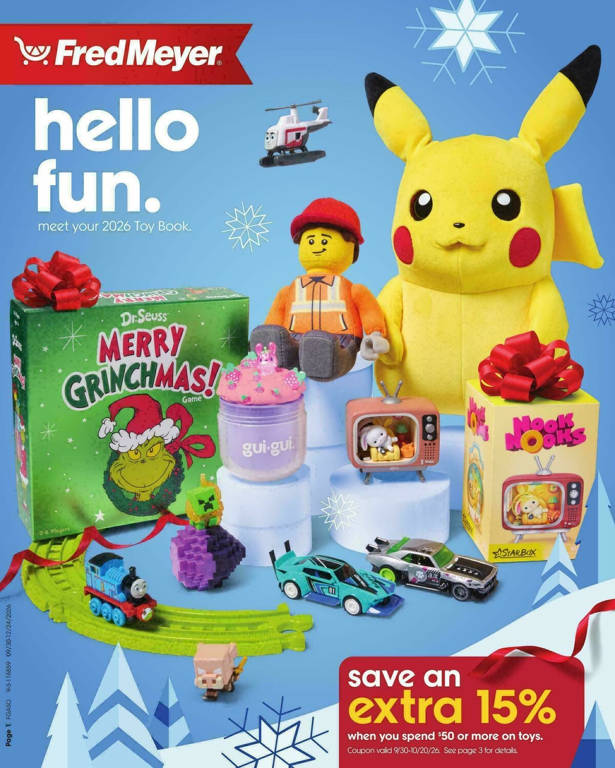 Fred Meyer Toy Book Weekly Ad from September 30