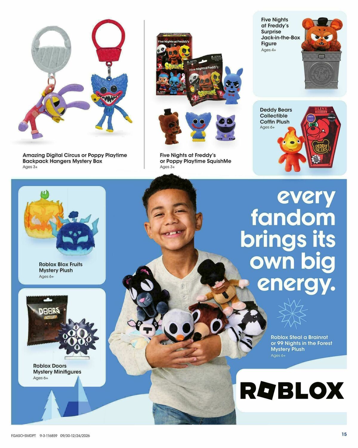Fred Meyer Toy Book Weekly Ad from September 30