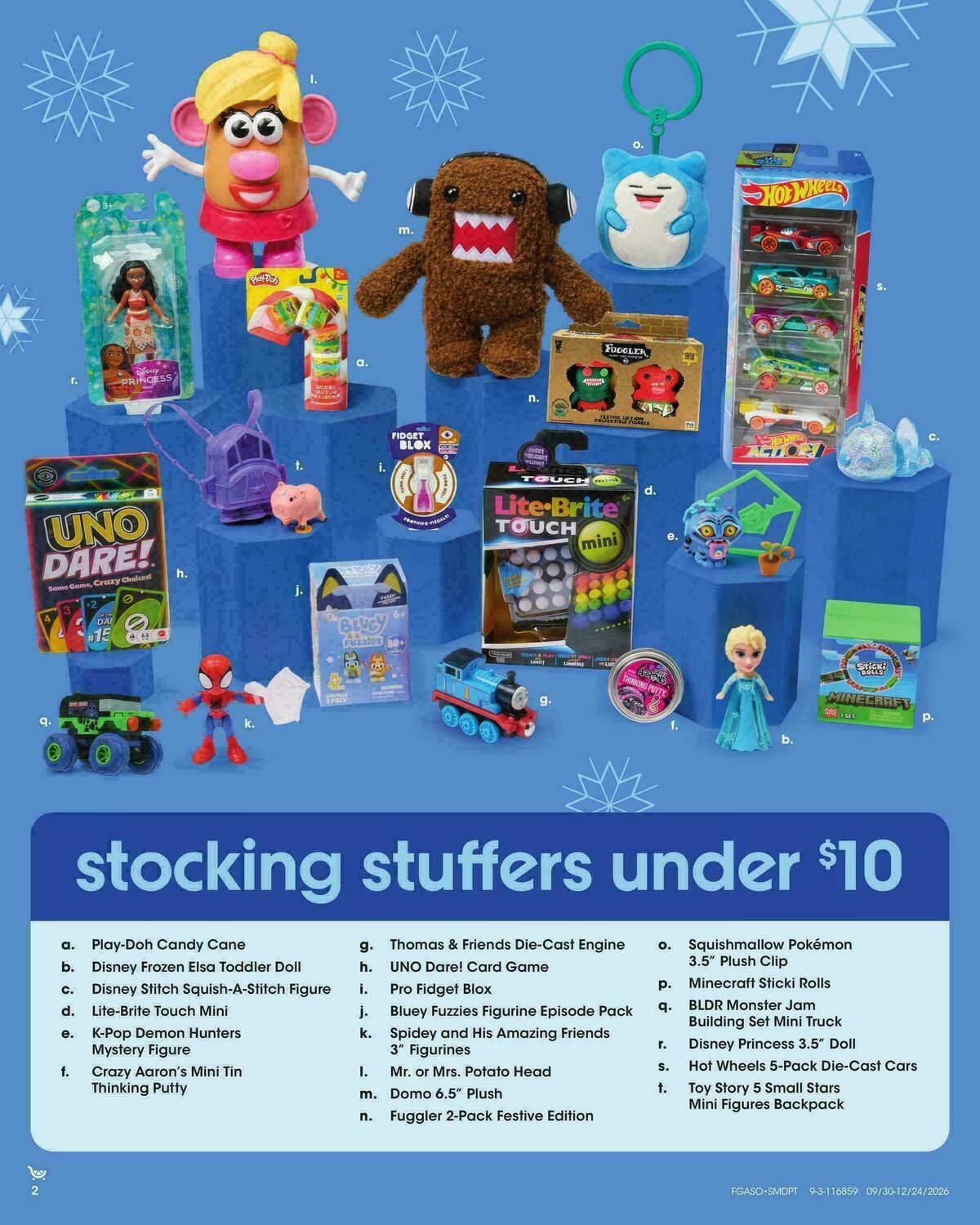 Fred Meyer Toy Book Weekly Ad from September 30