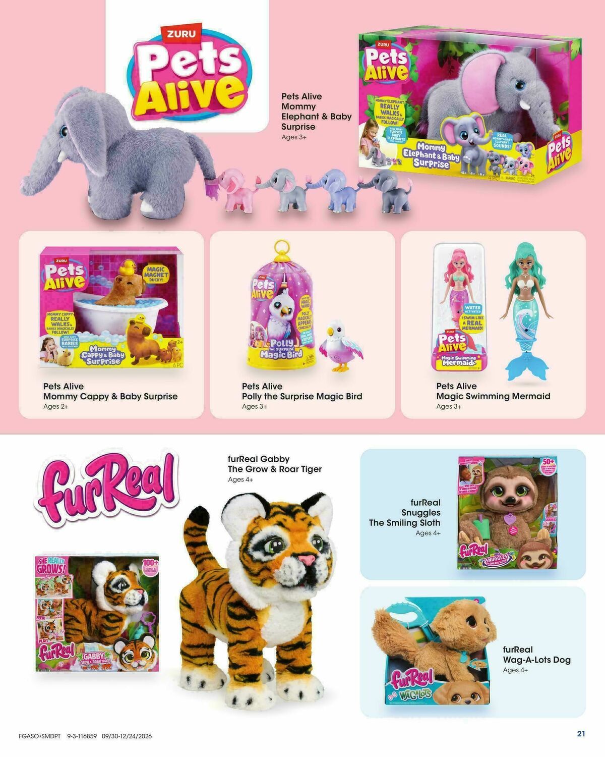 Fred Meyer Toy Book Weekly Ad from September 30
