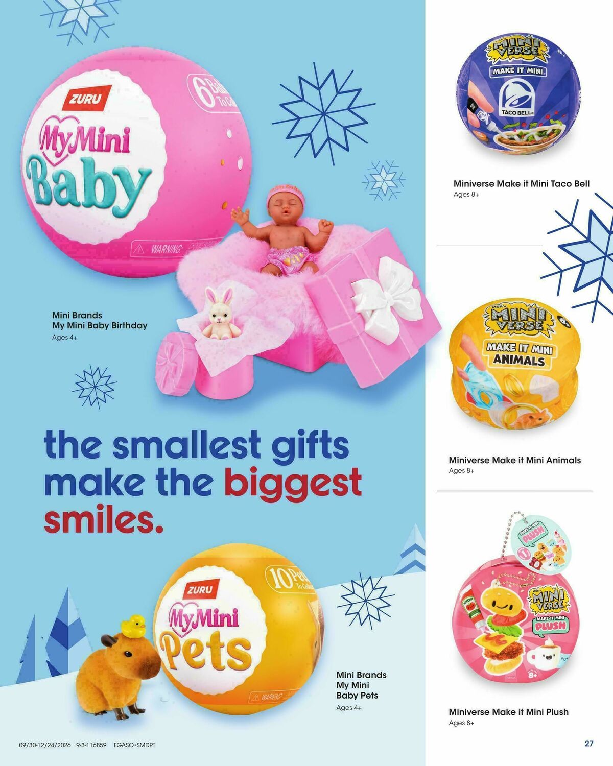 Fred Meyer Toy Book Weekly Ad from September 30