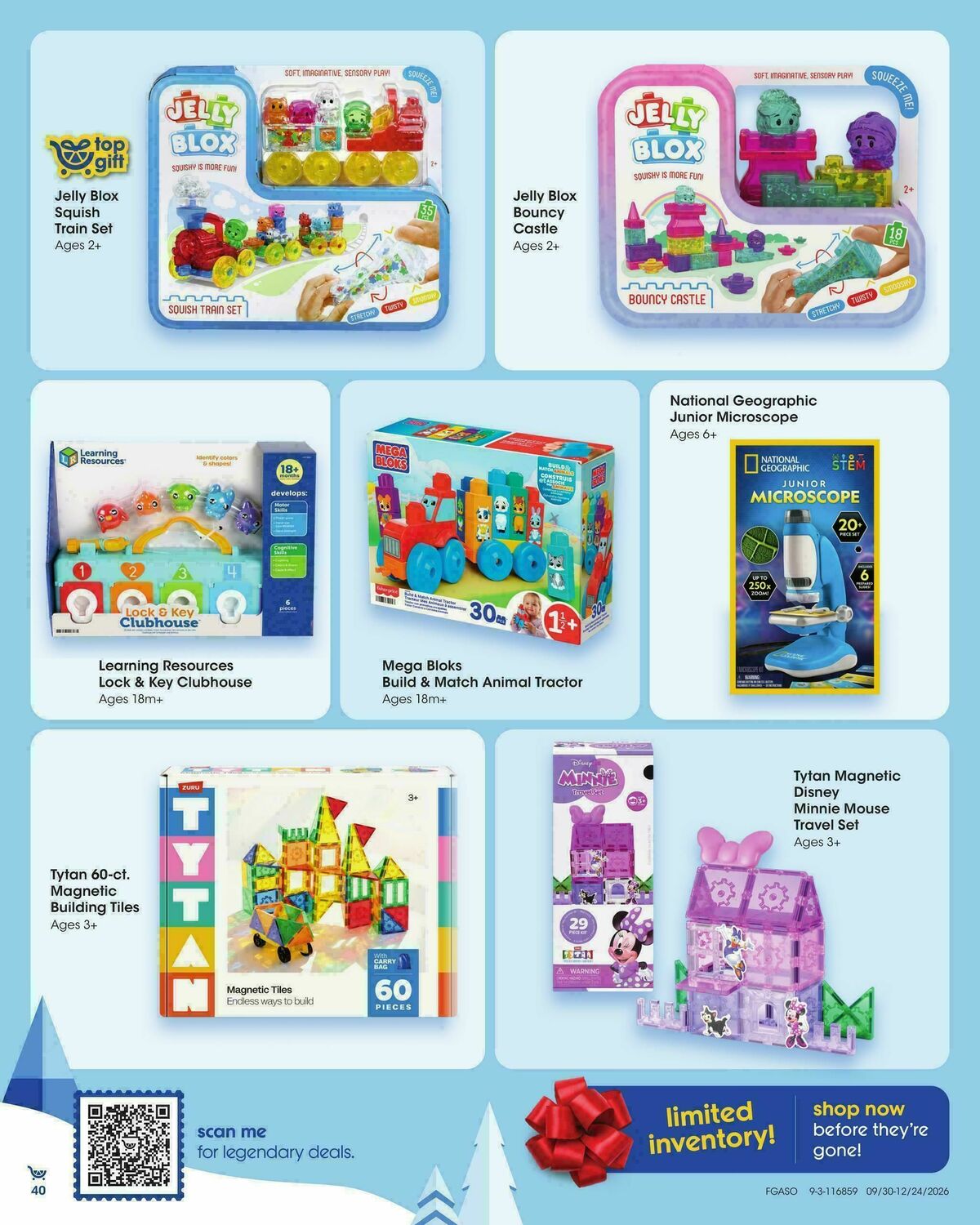 Fred Meyer Toy Book Weekly Ad from September 30