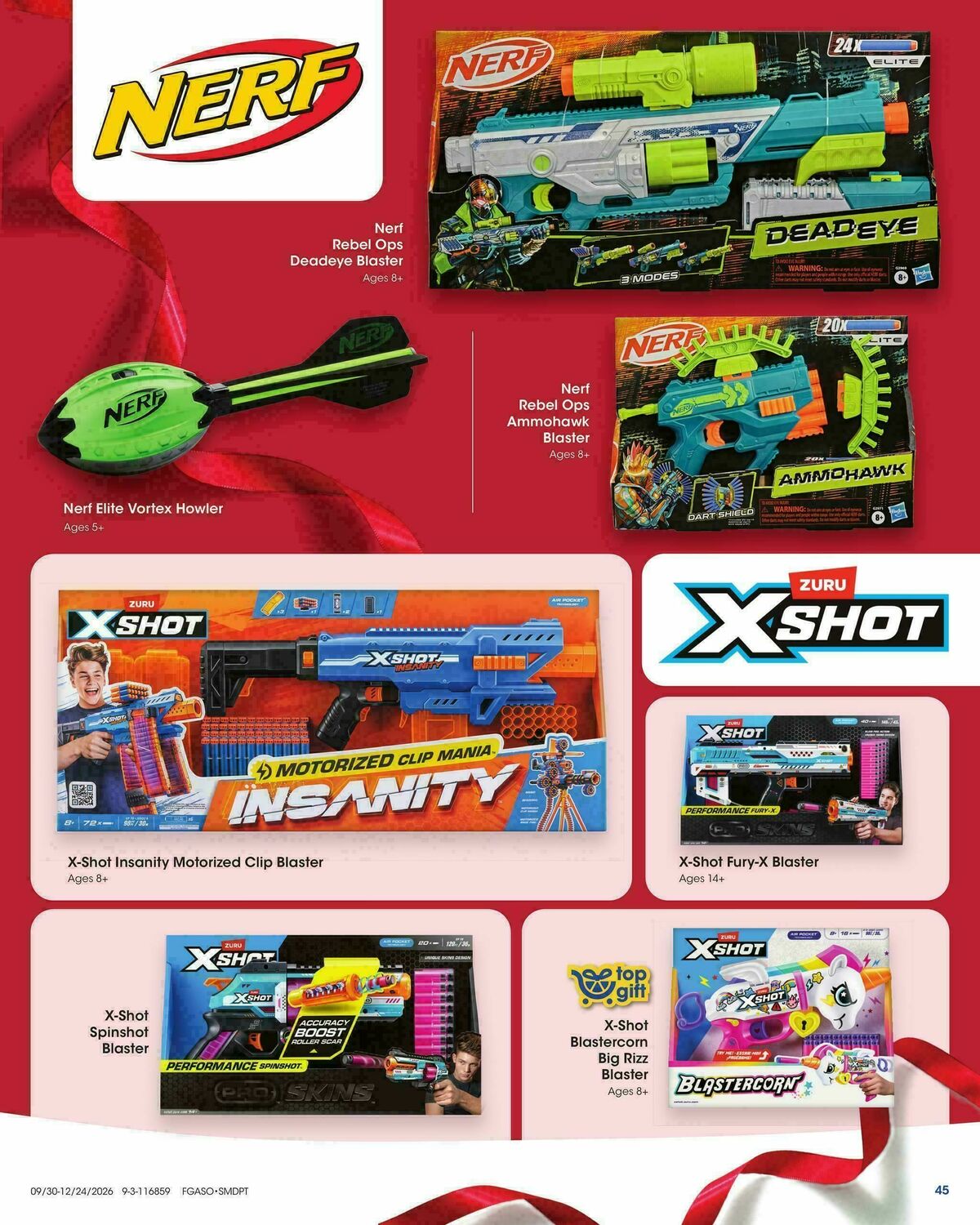 Fred Meyer Toy Book Weekly Ad from September 30