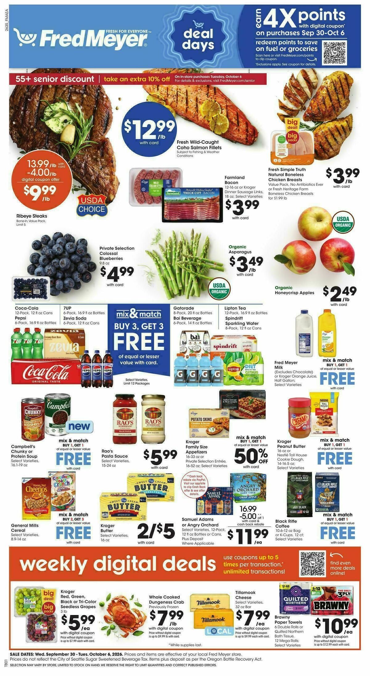 Fred Meyer Weekly Ad from September 30