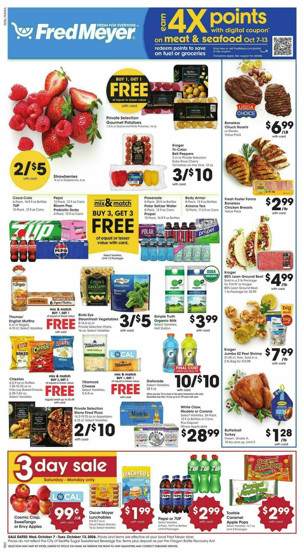 Fred Meyer Weekly Ad from October 7