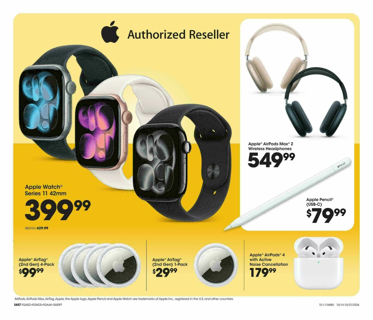 Fred Meyer Home & Apparel Weekly Ad from October 14