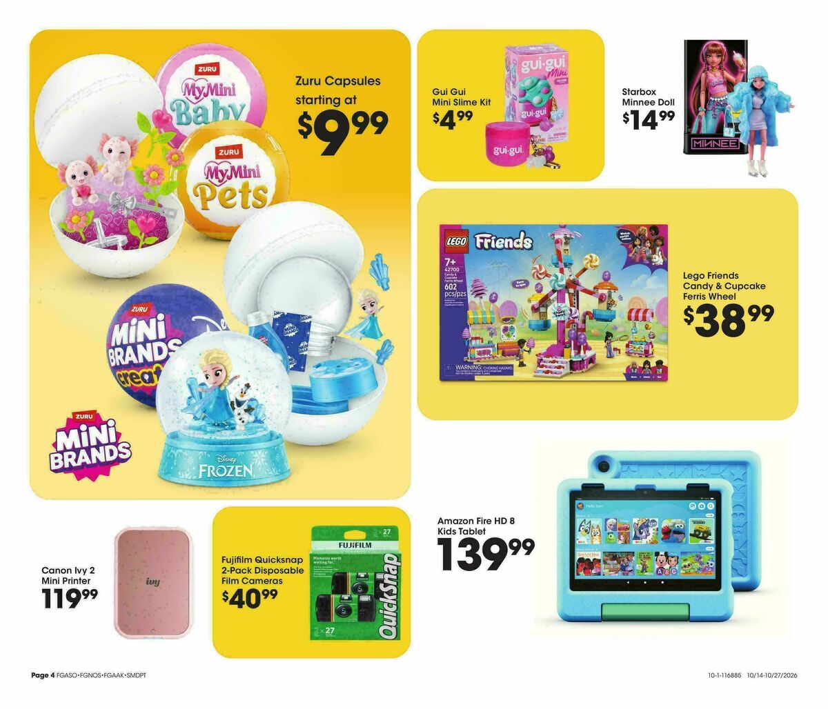 Fred Meyer Home & Apparel Weekly Ad from October 14