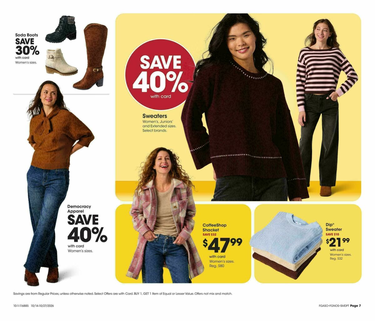 Fred Meyer Home & Apparel Weekly Ad from October 14