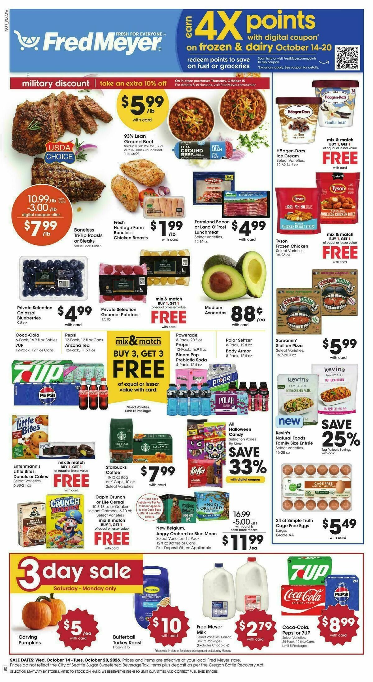 Fred Meyer Weekly Ad from October 14