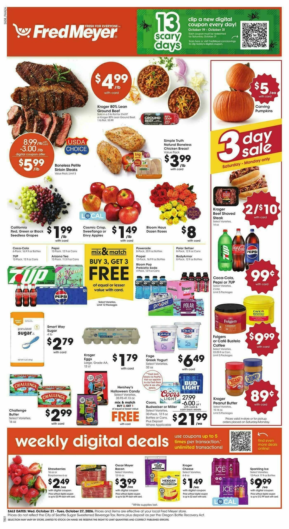 Fred Meyer Weekly Ad from October 21