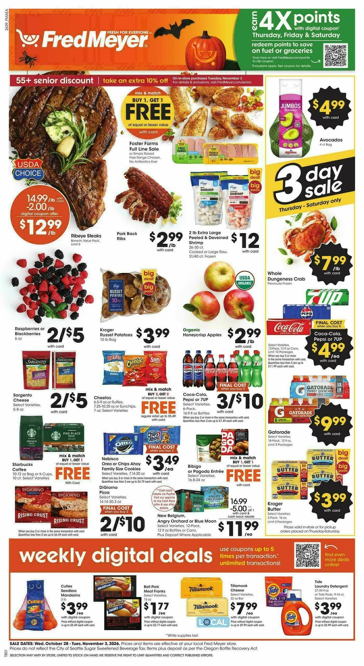 Fred Meyer Weekly Ad from October 28