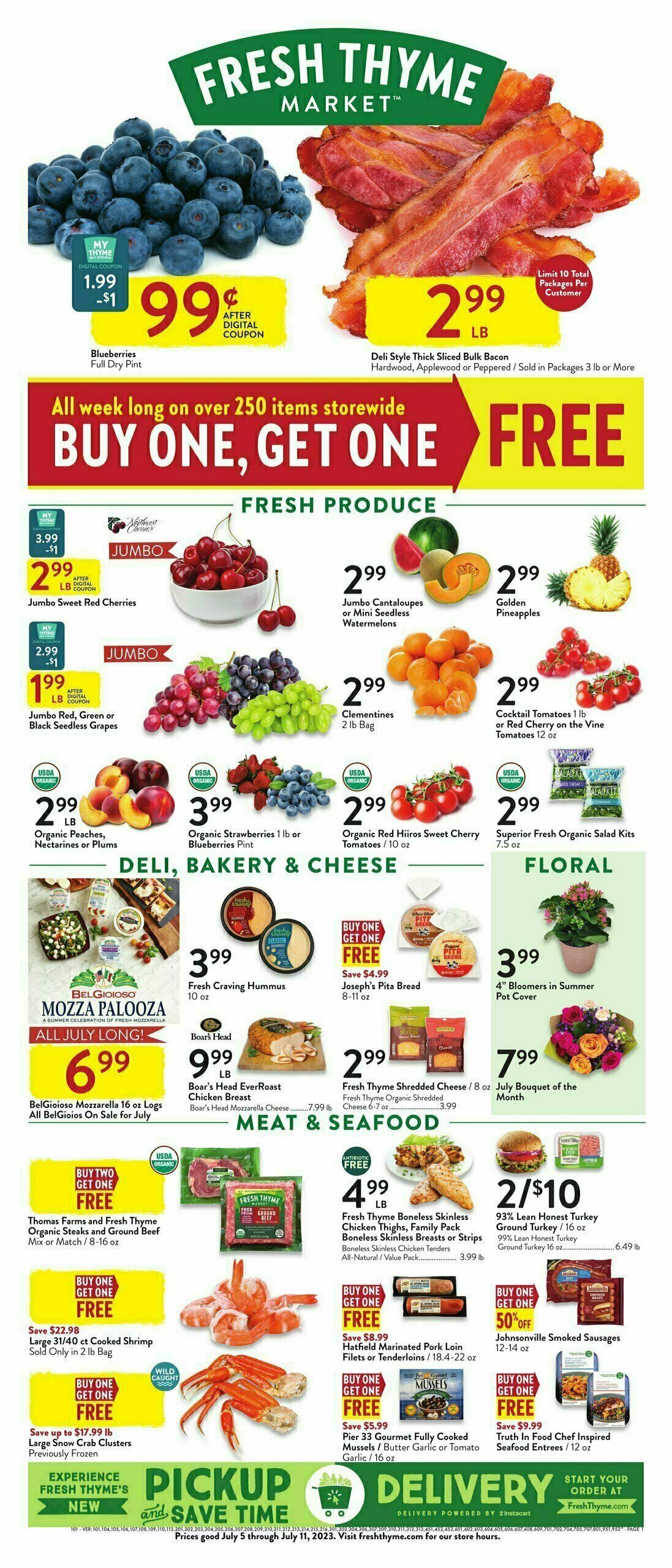 Fresh Thyme Farmers Market Weekly Ad from July 5