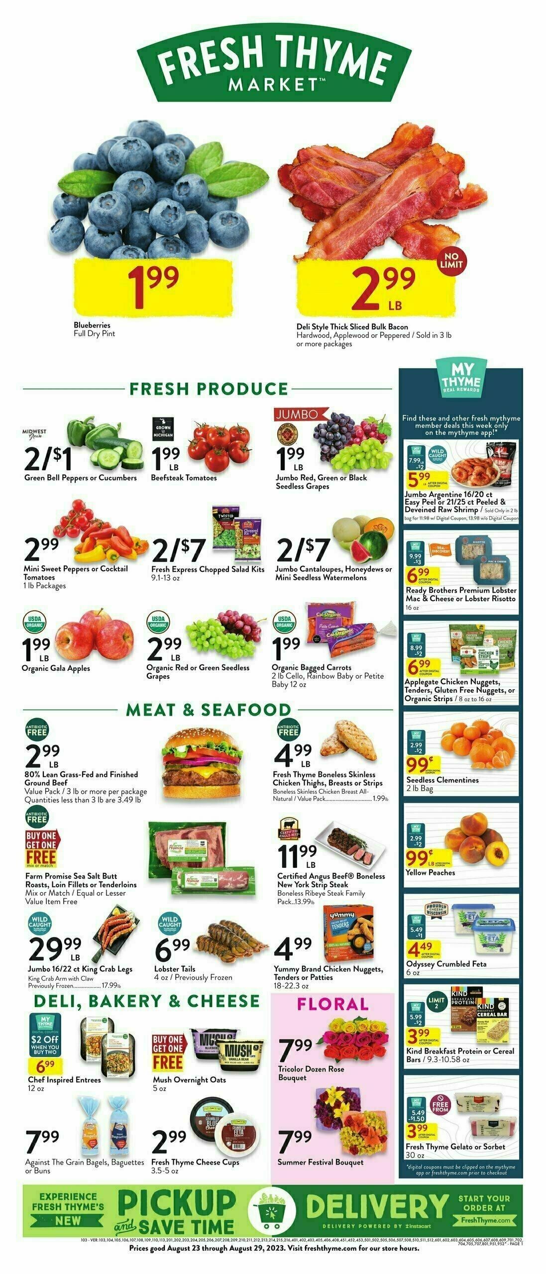 Fresh Thyme Farmers Market Weekly Ad from August 23