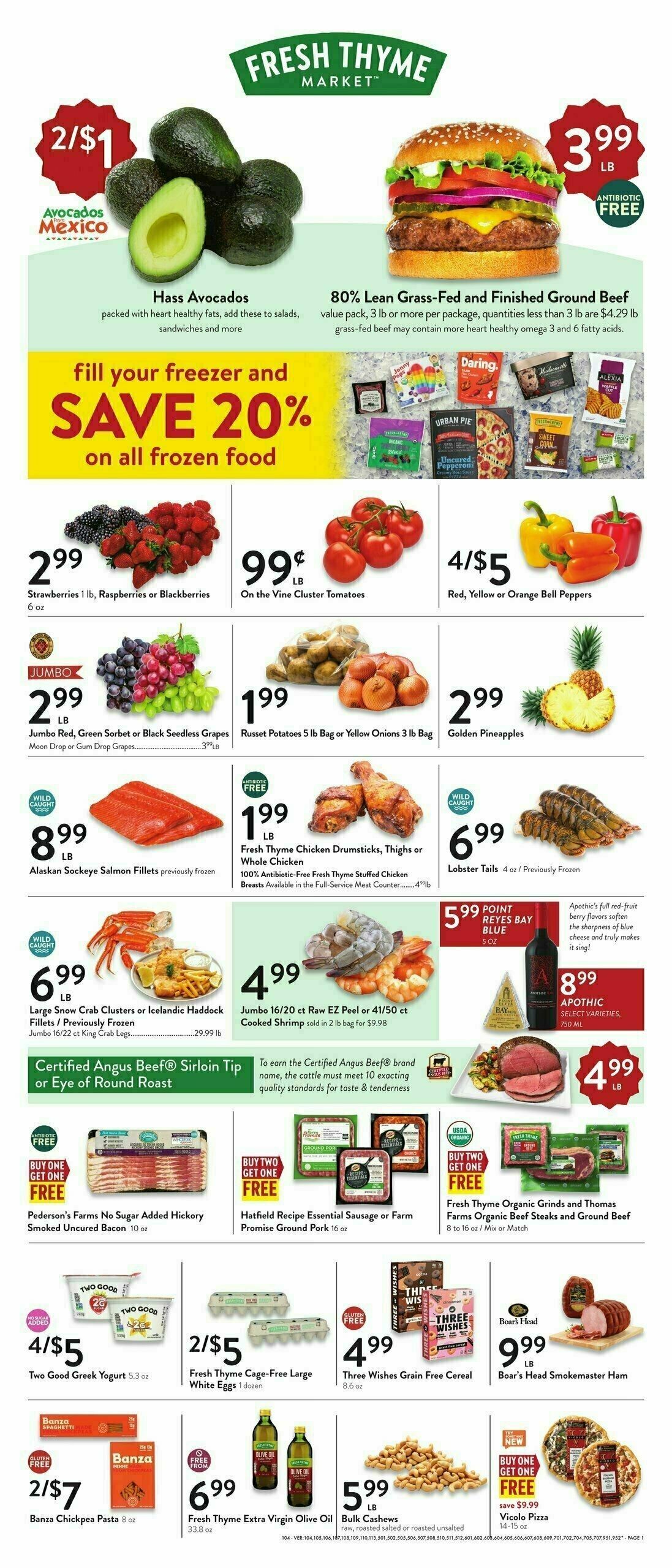 Fresh Thyme Farmers Market Weekly Ad from September 27