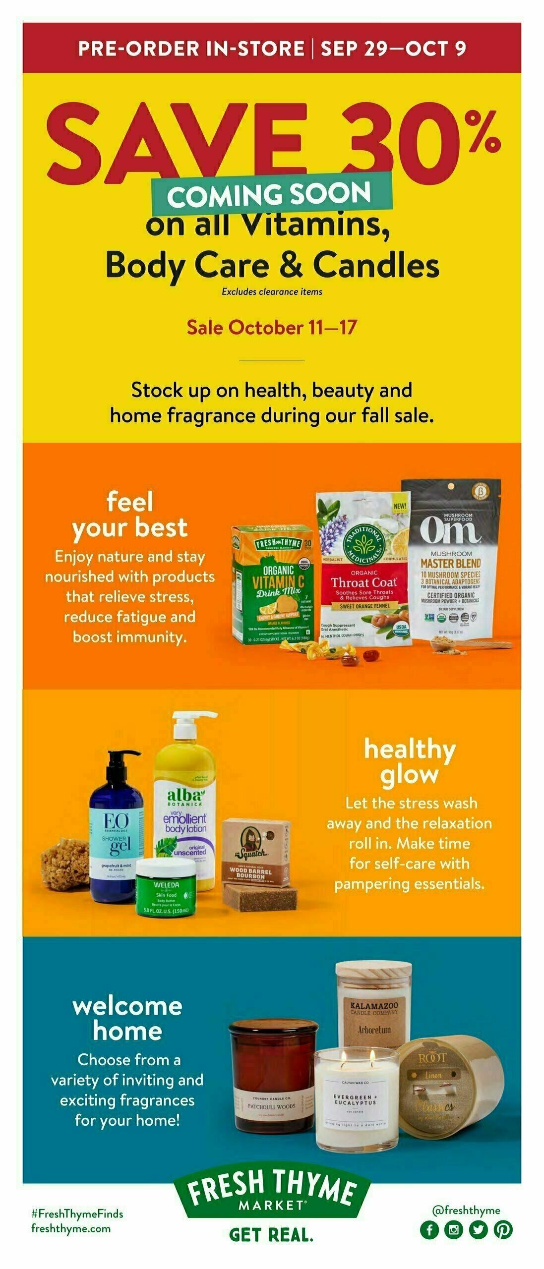 Fresh Thyme Farmers Market Weekly Ad from October 4