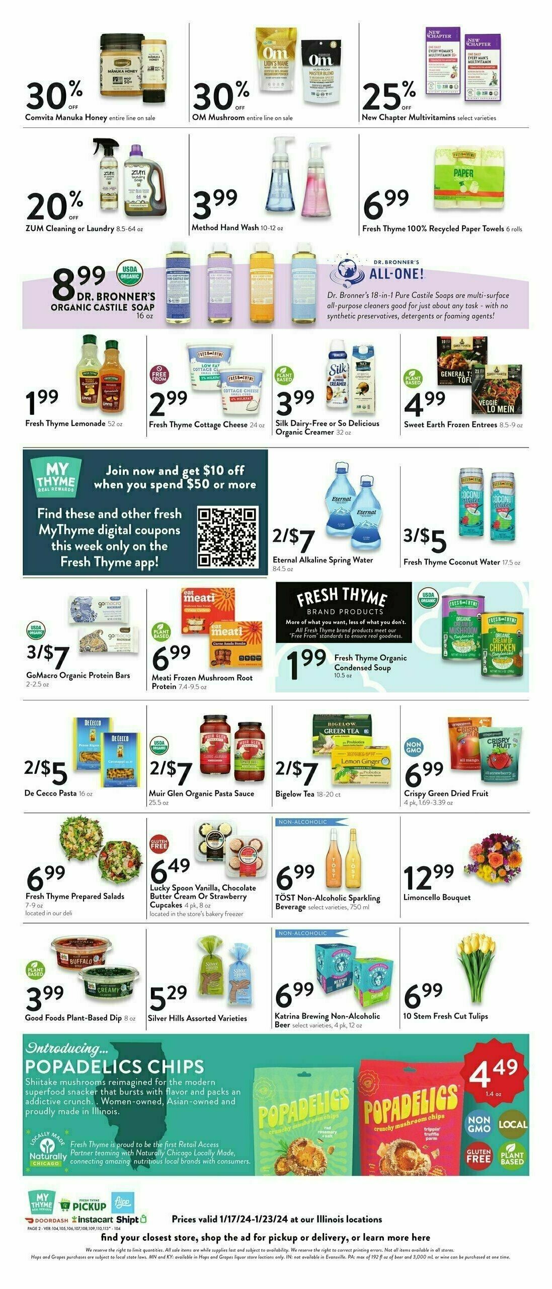 Fresh Thyme Farmers Market Weekly Ad from January 17