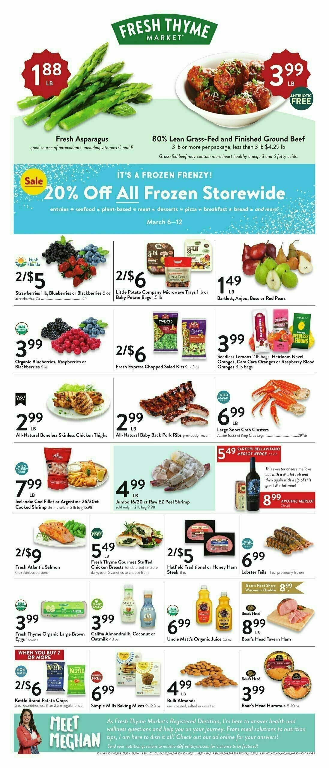 Fresh Thyme Farmers Market Weekly Ad from March 6