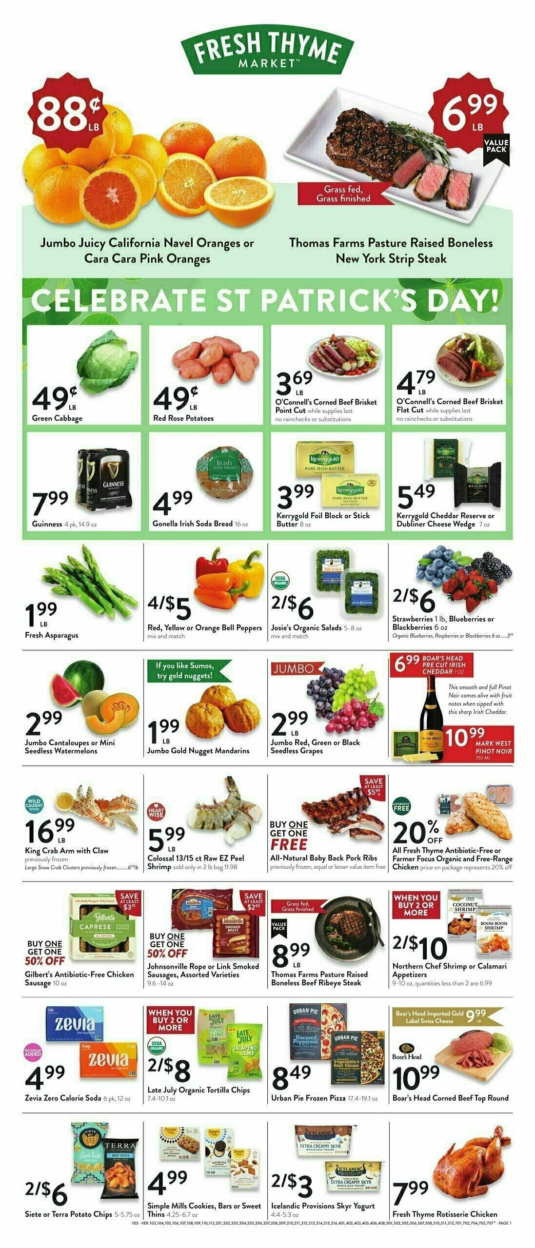 Fresh Thyme Farmers Market Weekly Ad from March 13