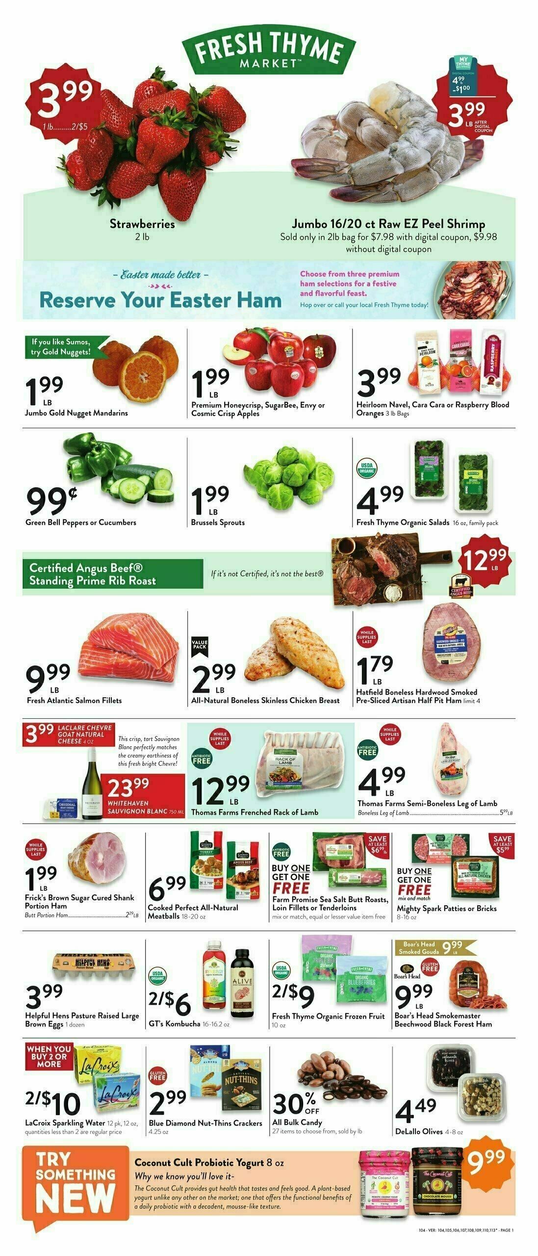 Fresh Thyme Farmers Market Weekly Ad from March 20